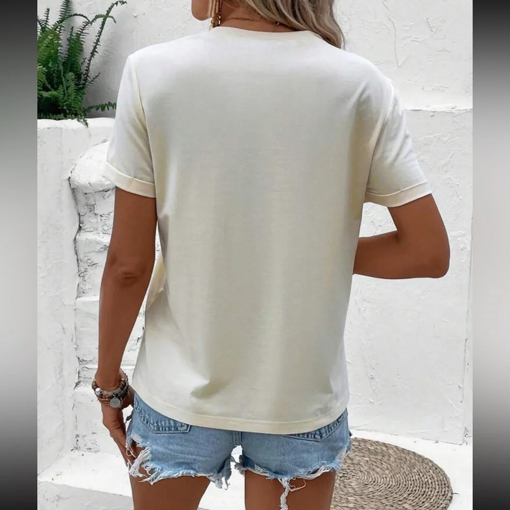 Letter Graphic Tee - Picture 3 of 6